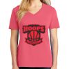 Cotton Women's V-neck Tee sing united test Thumbnail