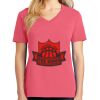 Cotton Women's V-neck Tee sing united test Thumbnail