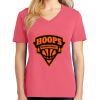 Cotton Women's V-neck Tee sing united test Thumbnail