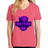 Cotton Women's V-neck Tee sing united test Thumbnail