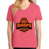 Cotton Women's V-neck Tee sing united test Thumbnail