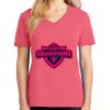 Cotton Women's V-neck Tee sing united test Thumbnail
