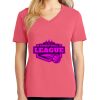 Cotton Women's V-neck Tee sing united test Thumbnail