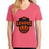 Cotton Women's V-neck Tee sing united test Thumbnail