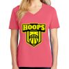 Cotton Women's V-neck Tee sing united test Thumbnail