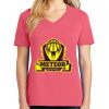 Cotton Women's V-neck Tee sing united test Thumbnail