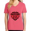 Cotton Women's V-neck Tee sing united test Thumbnail