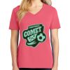 Cotton Women's V-neck Tee sing united test Thumbnail