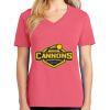 Cotton Women's V-neck Tee sing united test Thumbnail
