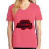 Cotton Women's V-neck Tee sing united test Thumbnail