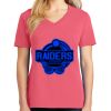 Cotton Women's V-neck Tee sing united test Thumbnail