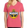 Cotton Women's V-neck Tee sing united test Thumbnail