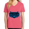 Cotton Women's V-neck Tee sing united test Thumbnail