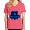 Cotton Women's V-neck Tee sing united test Thumbnail