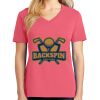 Cotton Women's V-neck Tee sing united test Thumbnail