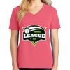 Cotton Women's V-neck Tee sing united test Thumbnail