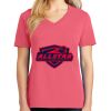 Cotton Women's V-neck Tee sing united test Thumbnail