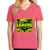 Cotton Women's V-neck Tee sing united test Thumbnail