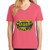 Cotton Women's V-neck Tee sing united test Thumbnail