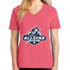 Cotton Women's V-neck Tee sing united test Thumbnail