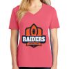 Cotton Women's V-neck Tee sing united test Thumbnail