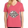 Cotton Women's V-neck Tee sing united test Thumbnail