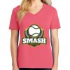 Cotton Women's V-neck Tee sing united test Thumbnail