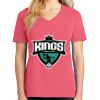 Cotton Women's V-neck Tee sing united test Thumbnail