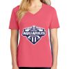 Cotton Women's V-neck Tee sing united test Thumbnail