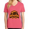 Cotton Women's V-neck Tee sing united test Thumbnail