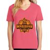 Cotton Women's V-neck Tee sing united test Thumbnail