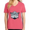 Cotton Women's V-neck Tee sing united test Thumbnail