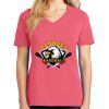 Cotton Women's V-neck Tee sing united test Thumbnail