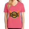 Cotton Women's V-neck Tee sing united test Thumbnail
