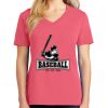 Cotton Women's V-neck Tee sing united test Thumbnail
