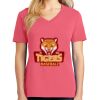 Cotton Women's V-neck Tee sing united test Thumbnail