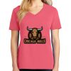 Cotton Women's V-neck Tee sing united test Thumbnail