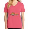 Cotton Women's V-neck Tee sing united test Thumbnail