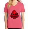 Cotton Women's V-neck Tee sing united test Thumbnail