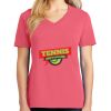 Cotton Women's V-neck Tee sing united test Thumbnail