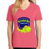 Cotton Women's V-neck Tee sing united test Thumbnail