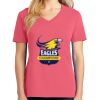 Cotton Women's V-neck Tee sing united test Thumbnail