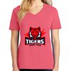 Cotton Women's V-neck Tee sing united test Thumbnail