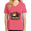Cotton Women's V-neck Tee sing united test Thumbnail