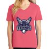 Cotton Women's V-neck Tee sing united test Thumbnail