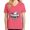 Cotton Women's V-neck Tee sing united test Thumbnail