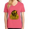 Cotton Women's V-neck Tee sing united test Thumbnail