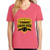 Cotton Women's V-neck Tee sing united test Thumbnail