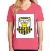 Cotton Women's V-neck Tee sing united test Thumbnail