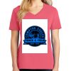Cotton Women's V-neck Tee sing united test Thumbnail